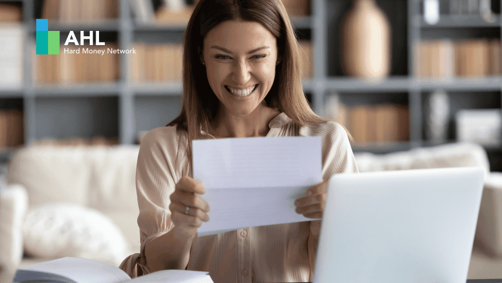 woman approved refinancing